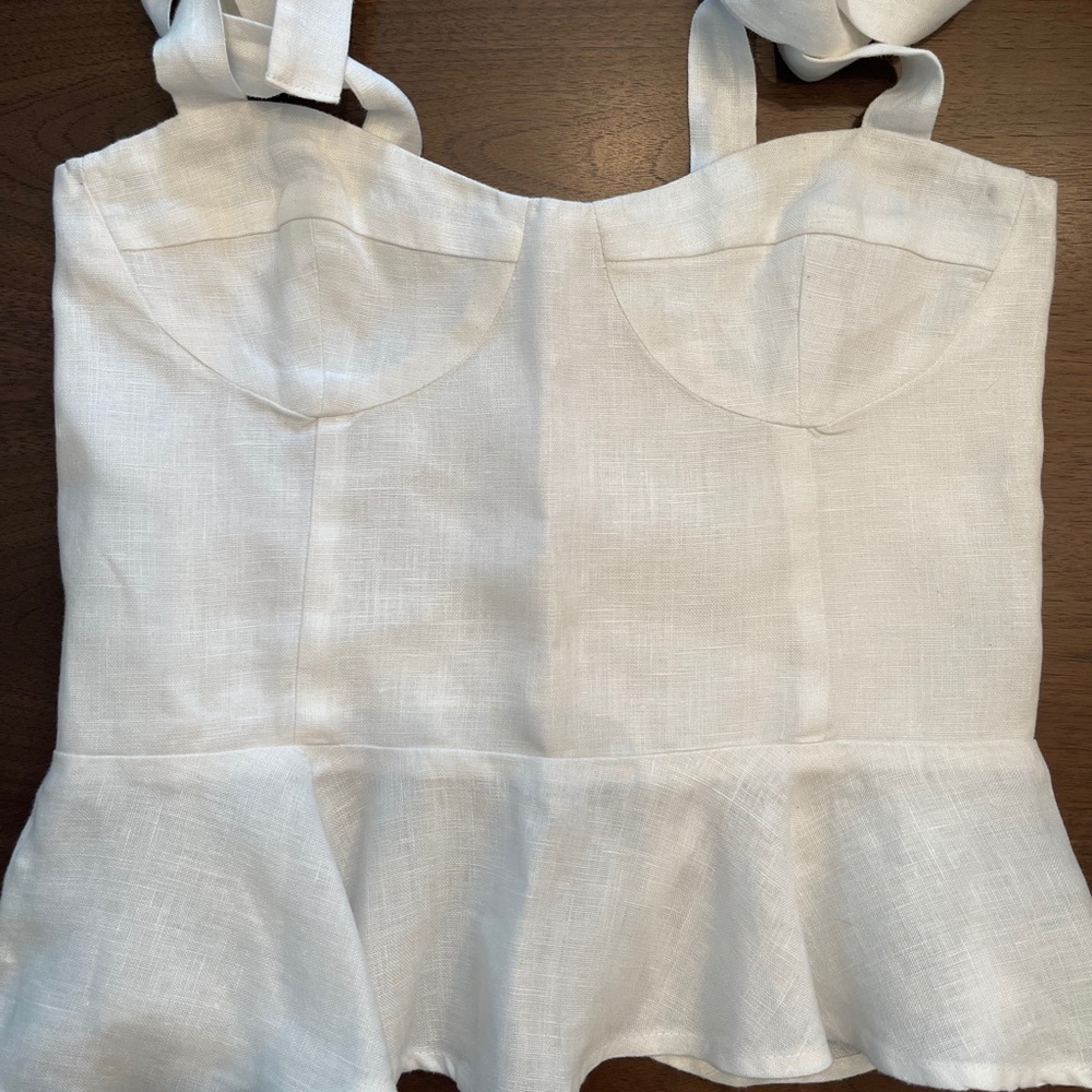 REFORMATION Kassi linen top - Picture 3 of 3